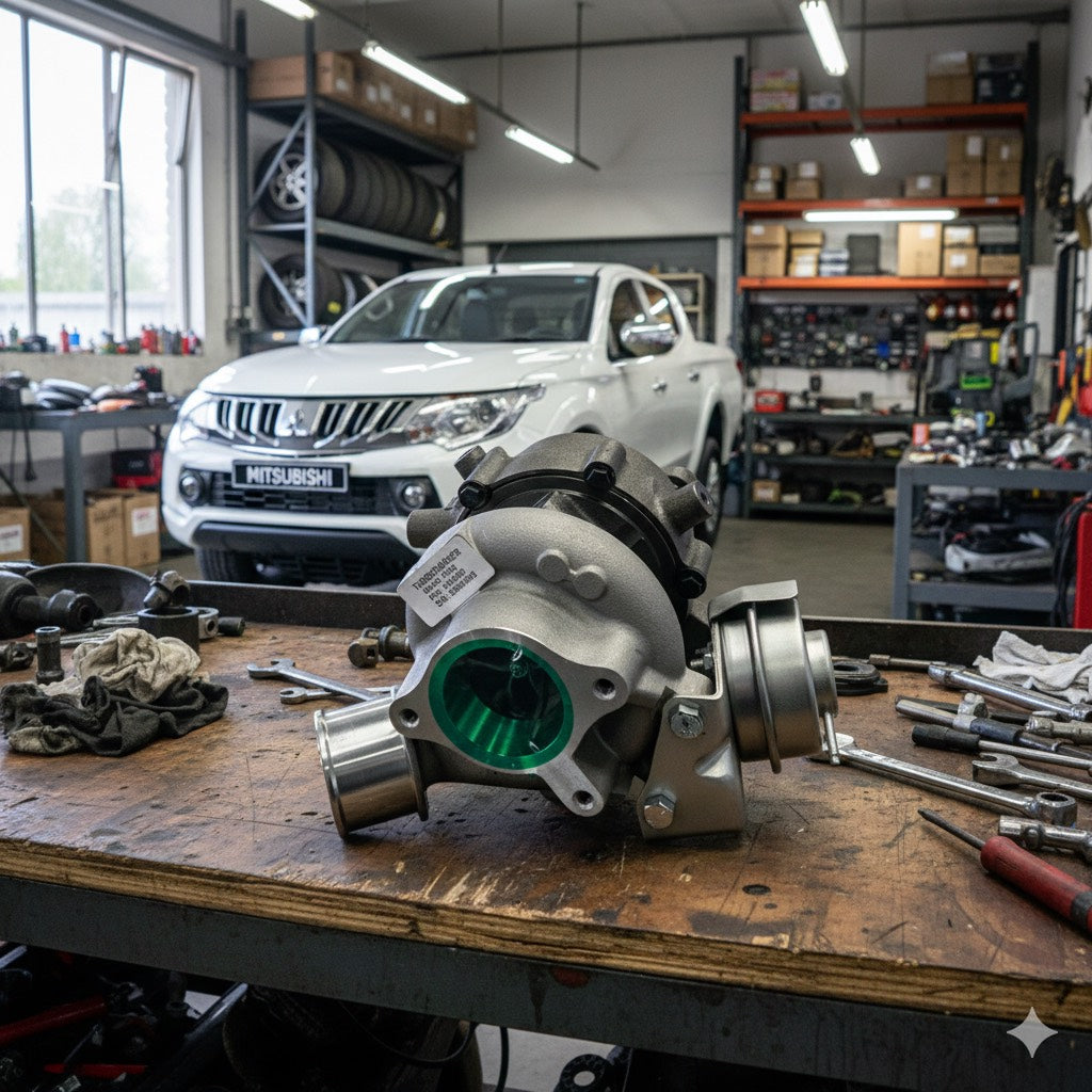 Turbo Para Mitsubishi L200 Work 2.4 4n15 Diesel